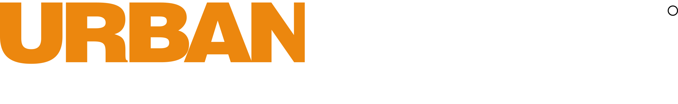 Logo Urban Soccer transparent couleurs orange et blanc